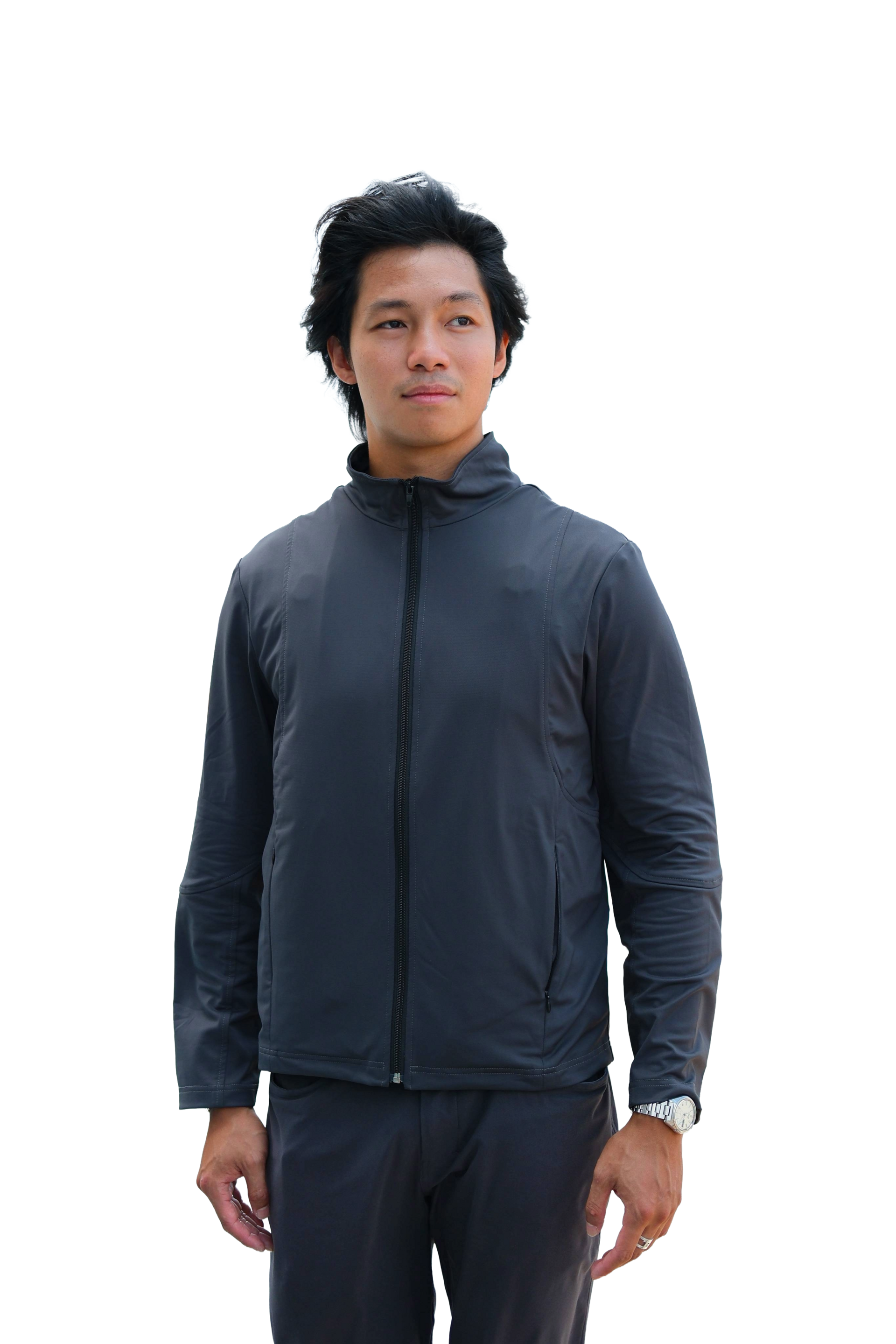 Jeremy Wearing Vibewear Jacket